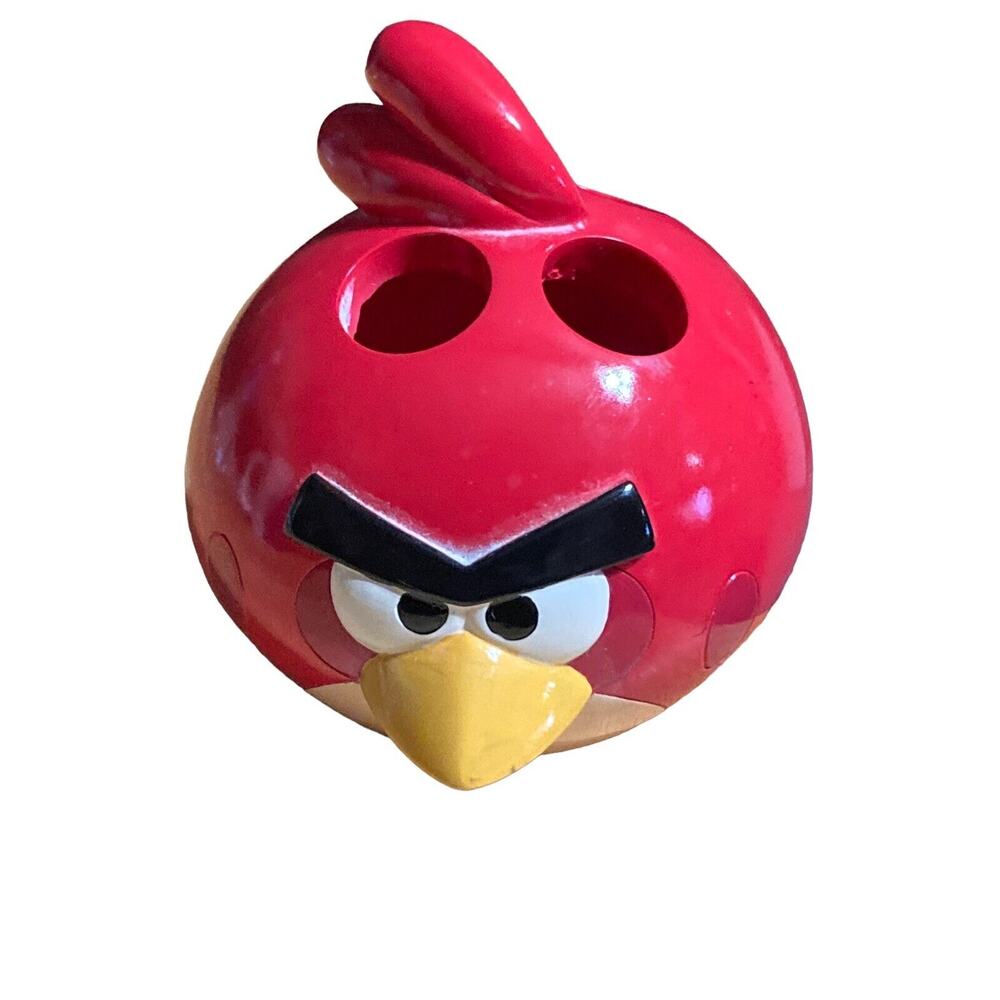 Angry Birds Toothbrush Holder Bathroom Decor- Red Bird‎